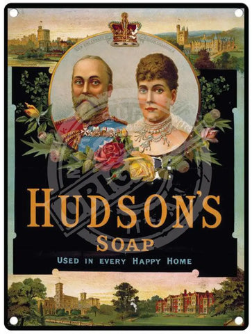 Hudson’s King & Queen Metal Signs