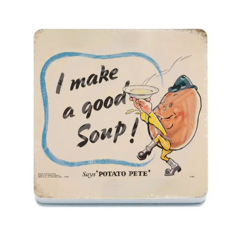 I make good soup says Potato Pete fridge magnet