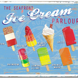 Ice Cream Parlour - Martin Wiscombe Metal Signs