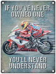 If you’ve never owned one Mini Metal Sign 15cm x 20cm Metal Signs