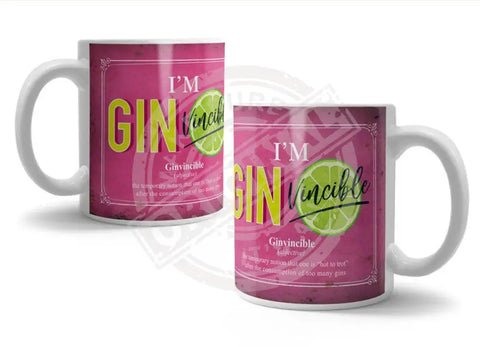 I’m Gin vincible Fridge Magnet Metal Signs