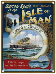 Isle Of Man Metal Signs