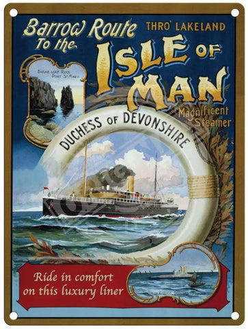 Isle Of Man Metal Signs