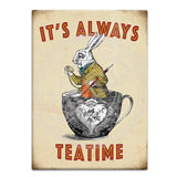 It’s Always Teatime Fridge Magnet Metal Signs