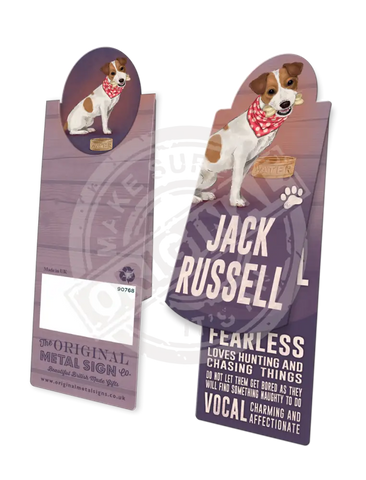 Jack Russell Metal Signs