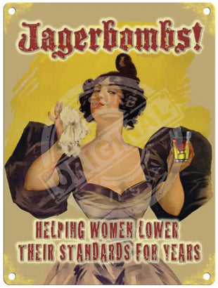 Jagerbombs Metal Signs