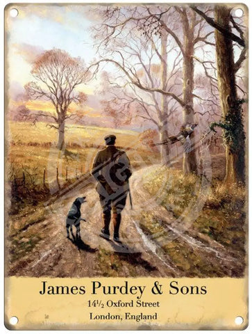 James Purdey & Sons Metal Signs