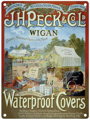 Jh Peck Waterproof Covers Metal Signs