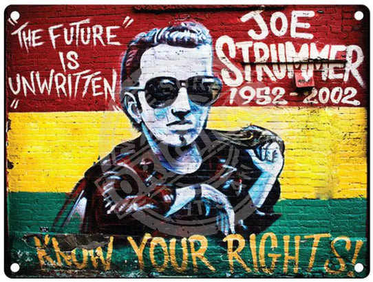 Joe Strummer Metal Signs