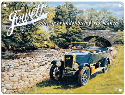 Jowett Car Of Undoubted Performance Metal Signs