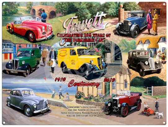 Jowett Cars Centenary Metal Signs