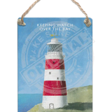 Keeping Watch Lighthouse - Martin Wiscombe Dangler Metal Signs