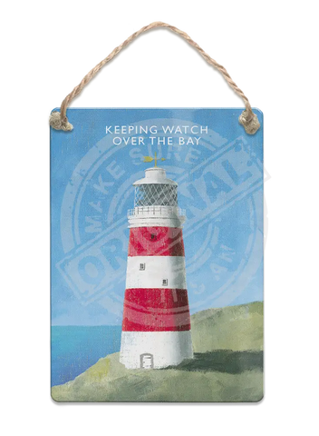 Keeping Watch Lighthouse - Martin Wiscombe Fridge Magnet Metal Signs