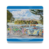 Trevor Mitchell Keswick Launch Derwent Water Melamine Coaster