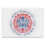 King Charles III Coronation Emblem Fridge Magnet