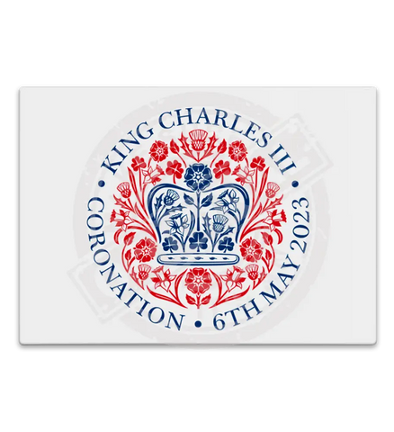 King Charles III Coronation Emblem Fridge Magnet