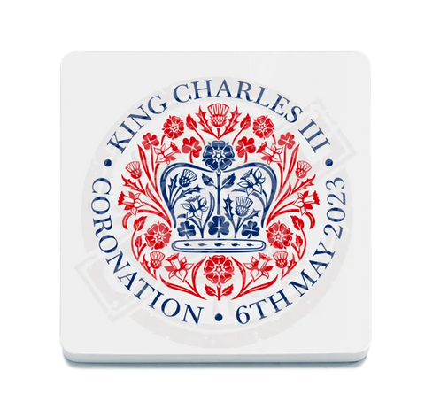 King Charles III Coronation Emblem Fridge Magnet Metal Signs