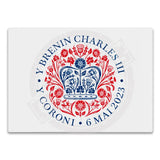 King Charles III Coronation Emblem Welsh Language Fridge Magnet Metal Signs