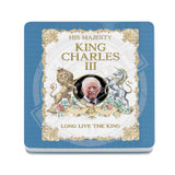 King Charles Iii Melamine Coaster Metal Signs