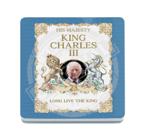 King Charles the third long live the king  fridge magnet