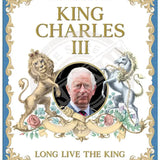 King Charles III Mini Metal Sign 15cm x 20cm Metal Signs