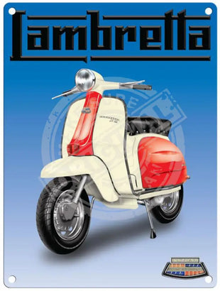 Lambretta Metal Signs