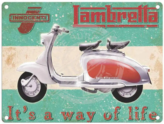 Lambretta - Way Of Life Metal Signs