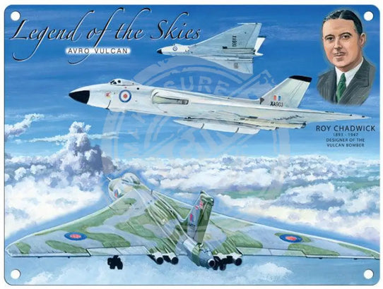 Legend Of The Skies - Avro Vulcan Metal Signs