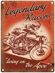 Legendary Racers Metal Signs