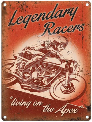 Legendary Racers Metal Signs