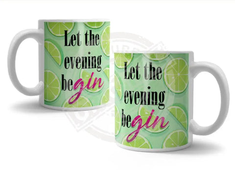 Let the evening be gin metal fridge magnet