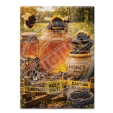 LIFE AFTER HUMANS - Bees Honey Fridge Magnet Metal Signs