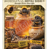 LIFE AFTER HUMANS - Bees Honey Metal Signs