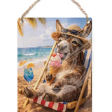 LIFE AFTER HUMANS - Donkey Dangler Metal Signs