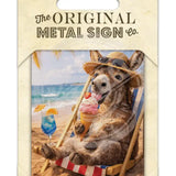 LIFE AFTER HUMANS - Donkey Metal Signs