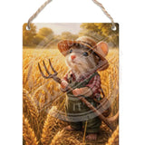 LIFE AFTER HUMANS - Fieldmouse Dangler Metal Signs