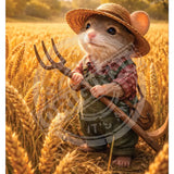 LIFE AFTER HUMANS - Fieldmouse Mini Metal Sign 15cm x 20cm Metal Signs