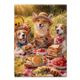 LIFE AFTER HUMANS - Fox Beagles Fridge Magnet Metal Signs