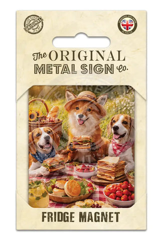 LIFE AFTER HUMANS - Fox Beagles Fridge Magnet Metal Signs