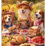 LIFE AFTER HUMANS - Fox Beagles Mini Metal Sign 15cm x 20cm Metal Signs