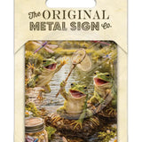 LIFE AFTER HUMANS - Frogs Dragonflies Metal Signs
