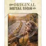 LIFE AFTER HUMANS - Hedgehog Motorway Metal Signs
