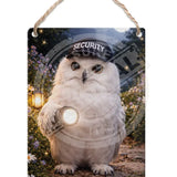 LIFE AFTER HUMANS - Night Owl Dangler Metal Signs
