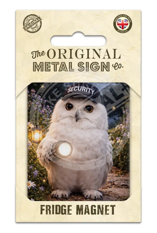 LIFE AFTER HUMANS - Night Owl Fridge Magnet Metal Signs
