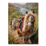LIFE AFTER HUMANS - Pony Trekking Fridge Magnet Metal Signs