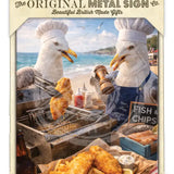 LIFE AFTER HUMANS - Seagulls Metal Signs