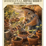 LIFE AFTER HUMANS - Squirrel Metal Signs