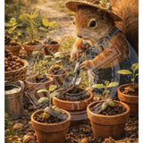 LIFE AFTER HUMANS - Squirrel Mini Metal Sign 15cm x 20cm Metal Signs