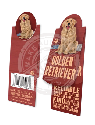 Magnetic Bookmarks - Golden Retriever Bookmark