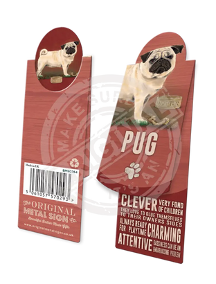 Magnetic Bookmarks - Pug Bookmark